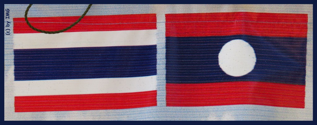 26.07.14 Flaggen Thailand Laos