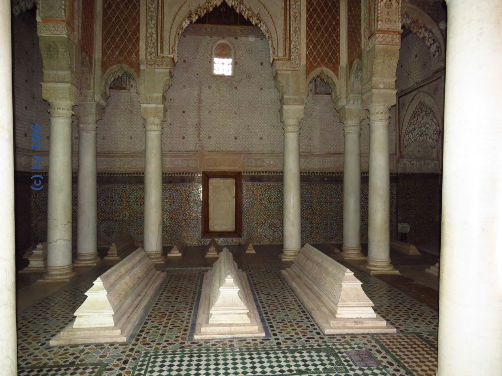 Marrakesch Saadier Gräber Mosaik