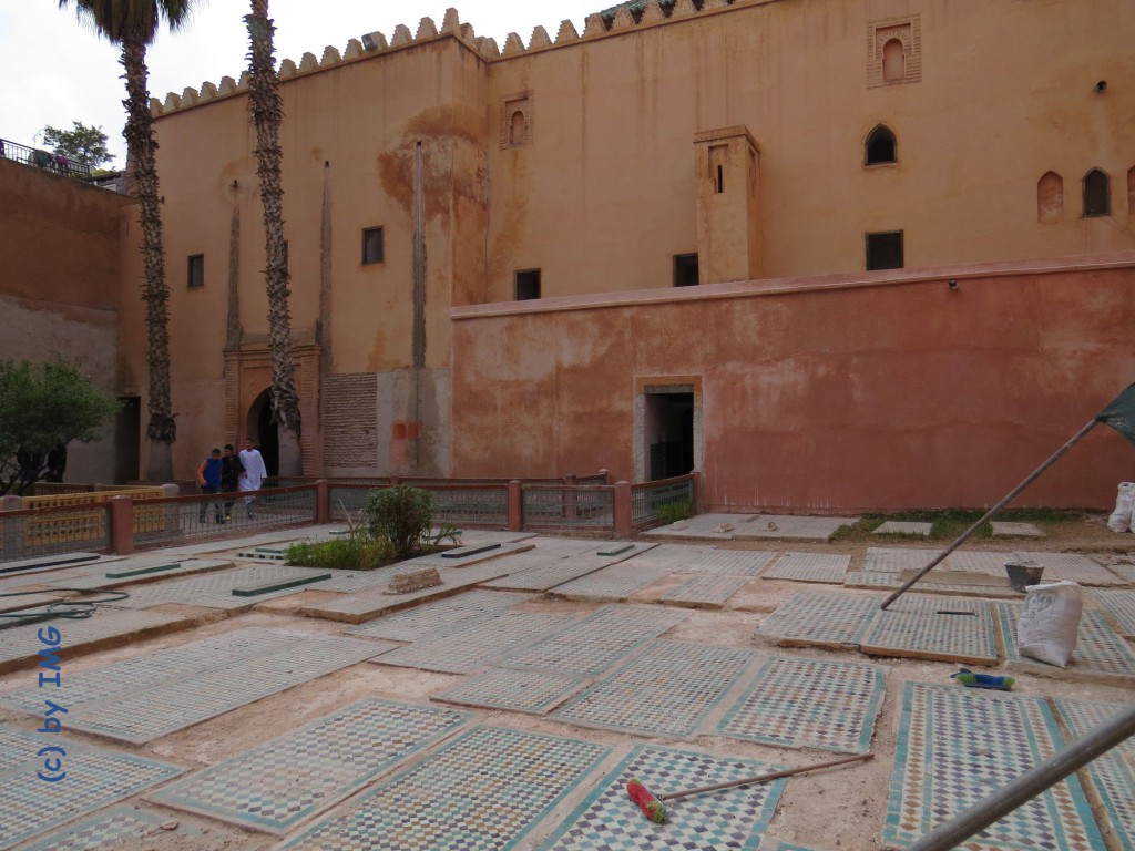 Marrakesch Saadier Gräber Mosaik