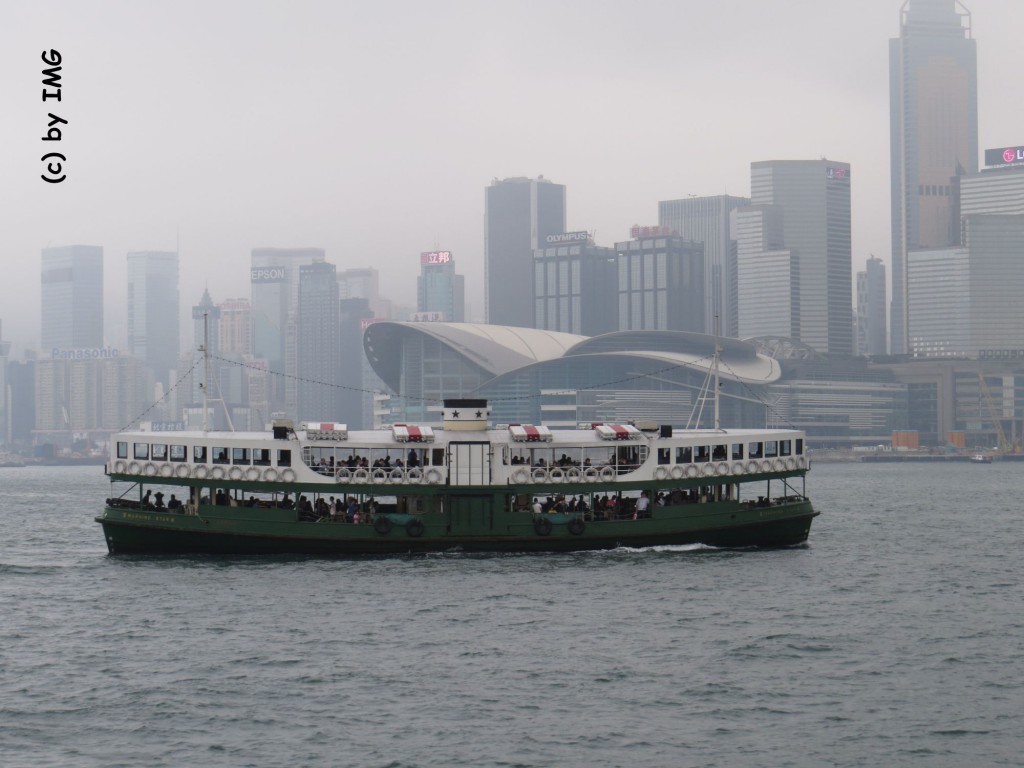 Hong Kong Star Ferry Hafen Skyline