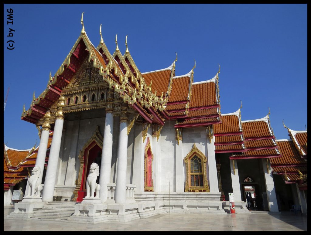 Wat Ben Marmortempel Bangkok Thailand