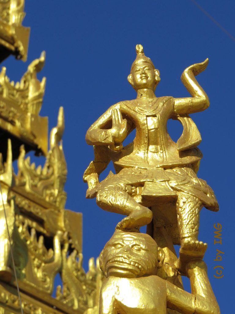 Shwezigon Bagan Myanmar Pagode Stupa Gold