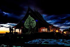 Wat-Sirindhorn-Nacht-Kong-Chiam-Sunset